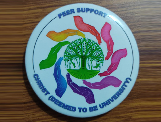 Badge for visibility on campus